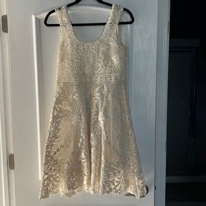 Yoana baraschi GORGEOUS ivory mini dress